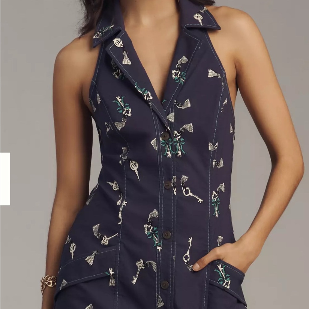 Anthropologie Amelia Maeve Collared Dress